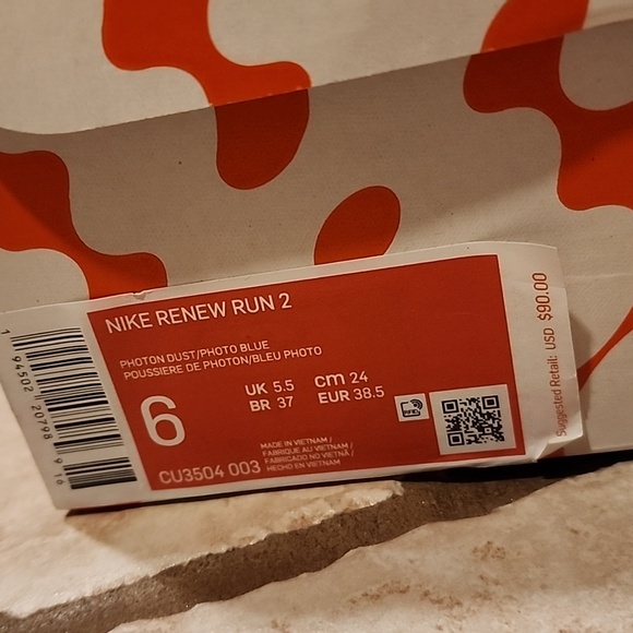 Nike renew run 2 running shoes size 7.5 brand new light weight - Picture 8 of 8